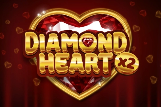 16768 diamond heart x2